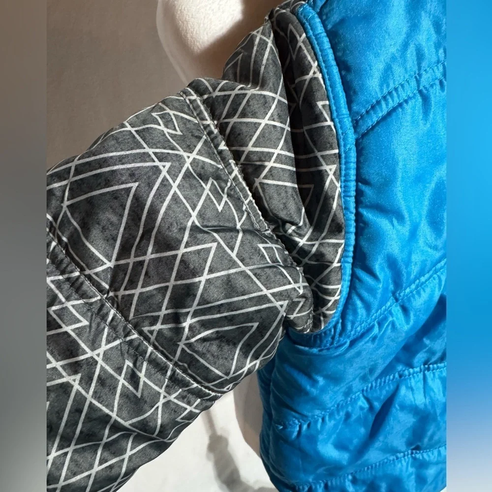 Artic Quest Boys Puffer Winter Warm Hooded Coat Blue & Black Size 3T